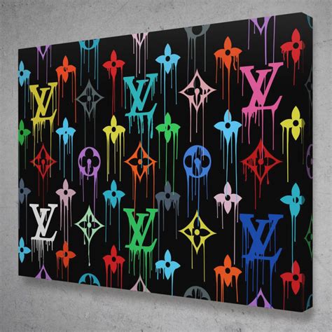 lv canvas painting|louis vuitton coated canvas.